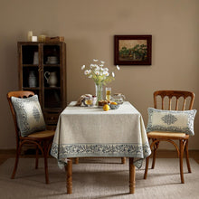 Load image into Gallery viewer, Versatile Floral Table Cover for All Seasons - 87" x 55" Dining Essentials