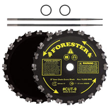 Load image into Gallery viewer, Premium 9" Brush Blade Set with 3/16" Round Files - Efficient Landscaping Tools
