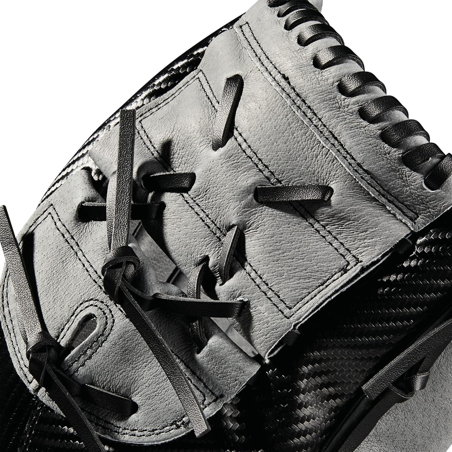 2021 A360 Youth 12" Baseball Glove - Left Hand Pitcher, Black/Grey Utility
