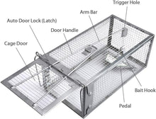 Load image into Gallery viewer, High-Sensitivity Live Chipmunk Traps with Auto Lock - Durable Metal Design