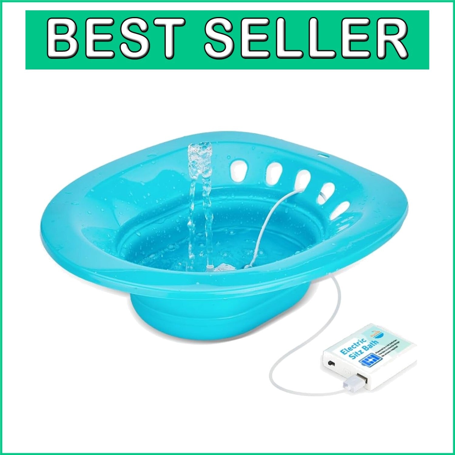 Comfortable Sit Bath for Adult Hygiene - Electric, Foldable, Ideal for Recovery