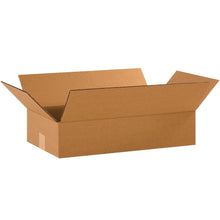 Load image into Gallery viewer, Kraft Corrugated 18x10x4 Boxes, 25 Pack - Eco-Friendly &amp; Strong Storage Solution