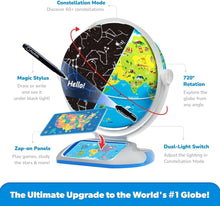 Load image into Gallery viewer, STEM Toy: Interactive Globe with Magic Stylus &amp; Fun Learning Games for Kids 4+