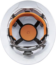 Load image into Gallery viewer, Klein Rechargeable Headlamp Hard Hat - Safety Meets Comfort, White, 20kV Tested