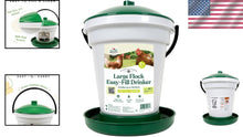 Load image into Gallery viewer, Convenient 6.25 Gallon Poultry Waterer with Top Fill Design &amp; Sturdy Handle