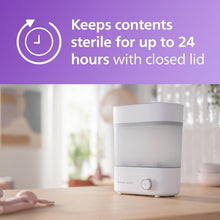 Load image into Gallery viewer, Chemical-Free Philips Baby Bottle Sterilizer &amp; Dryer, Space-Saving, 40 Min Cycle