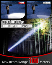 Load image into Gallery viewer, 8 LED Rechargeable Headlamp Pack - Ultra Bright Waterproof Light for Outdoors