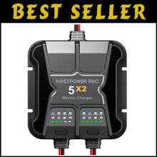 Load image into Gallery viewer, IP68 Onboard Battery Charger - 2-Bank, 10A for SLA/Lithium &amp; Calcium Batteries