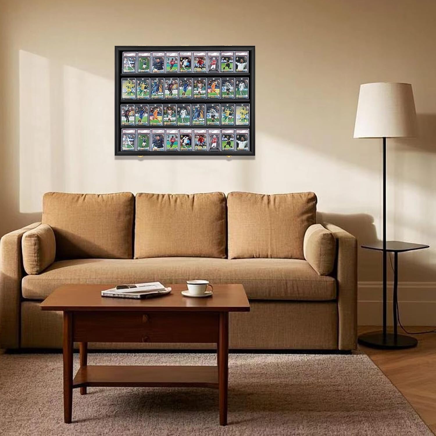 Acrylic Wall Mount Card Display Case - Protect Graded Baseball & Football Cards