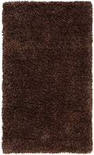 Load image into Gallery viewer, Durable Indoor Brown Shag Rug - 3' x 5' Non-Shedding for Cozy High Traffic Areas