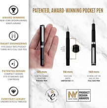 Load image into Gallery viewer, Premium Matt Black Fountain Pen with Smooth Grip - Executive Writing Instrument