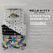 Load image into Gallery viewer, Hello Kitty Adventure Full Comforter Set - 5 Piece Twin Size of Fun and Fantasy