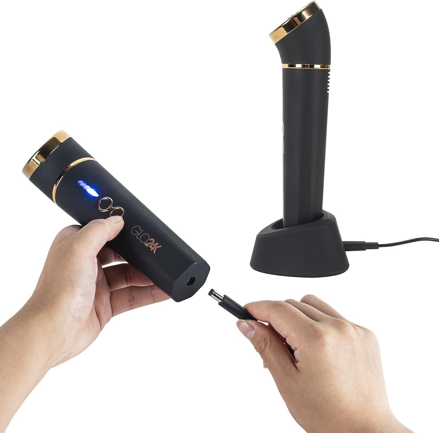 Glo24k Advanced LED Facial Device - Triple Action Thermal & Vibration Technology