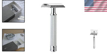 Load image into Gallery viewer, Double Edge Safety Razor with Premium Handle - Craftsmanship Meets Tradition