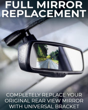 Load image into Gallery viewer, Auto Adjusting Brightness 10.5" Mirror with 4.3" LCD Screen for All Vehicles