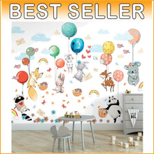 Load image into Gallery viewer, Removable Hot Air Balloon Wall Decals for Children - Eco-Friendly Decor Solution