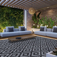 Load image into Gallery viewer, 8x10 ft Reversible Lattice Area Rug - Easy Clean, Portable for Outdoor Fun