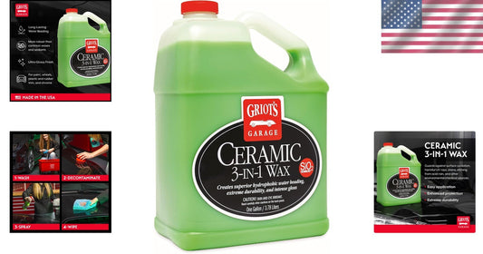 Griot’s Garage 1 Gallon Ceramic 3-in-1 Wax - Ultimate SiO2 Spray Wax Protection