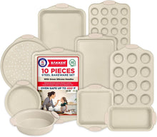 Load image into Gallery viewer, Durable Nonstick Baking Pans - 10-Piece Set for Kitchen and Restaurant Use