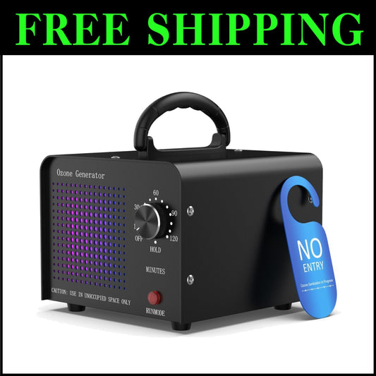 High-Power 30000mg Ozone Generator - Smoke & Pet Odor Eliminator for Any Room