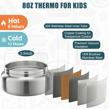 Load image into Gallery viewer, Insulated 54oz Bento Lunch Box and Soup Jar for Kids - Convenient &amp; Practical