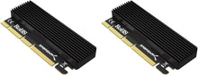 Load image into Gallery viewer, Classic NVMe M.2 to PCIe x16/x8/x4 Adapter Cards - Pack of 2 for Desktops
