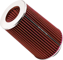 Load image into Gallery viewer, Universal Clamp-On High-Flow Air Filter: Red, 8.75” Height for Power &amp; Savings