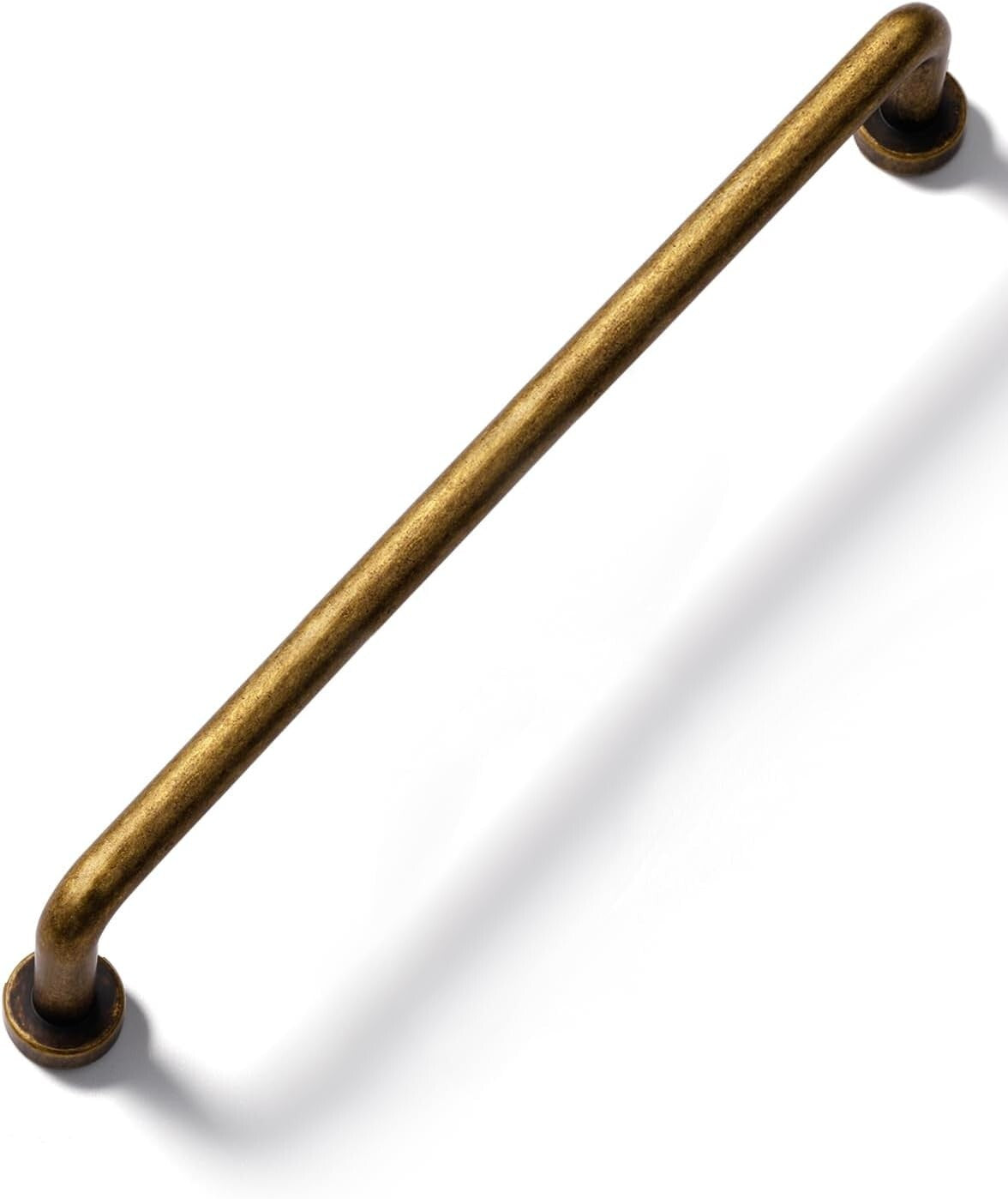 Premium Quality Antique Brass Cabinet Pulls - 10 Count for Kitchens & Baths