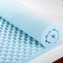 Load image into Gallery viewer, Compact 3-Inch Memory Foam Mattress Topper - Queen Size, Dorm Essential