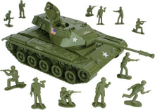Load image into Gallery viewer, Large TimMee Walker Bulldog Tank Playset - 1:24 Scale with Soldier Figures