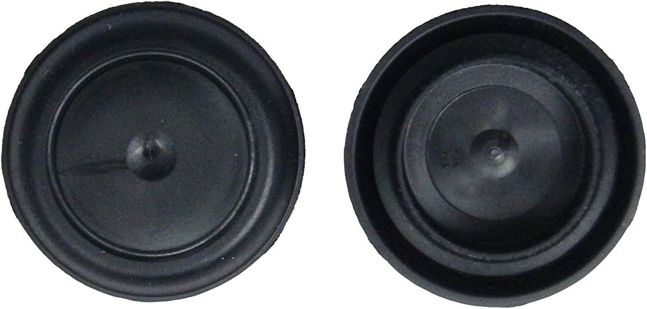 Durable 1" Black Rubber Plugs - 100 Count for Flush Mount Holes - Made in USA