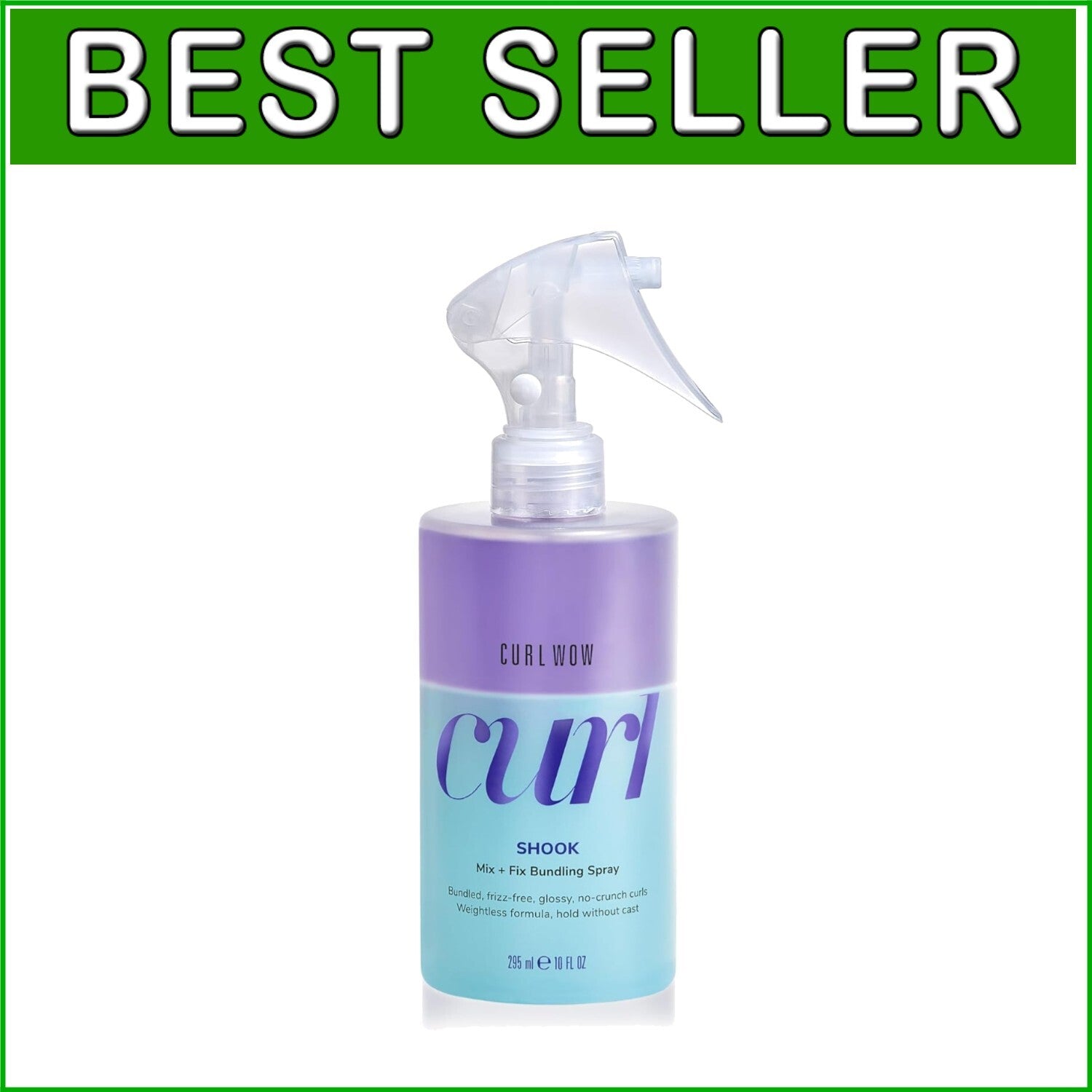 Coconut-Vanilla Curl Defining Spray - Crunch-Free & Frizz Reduction Formula