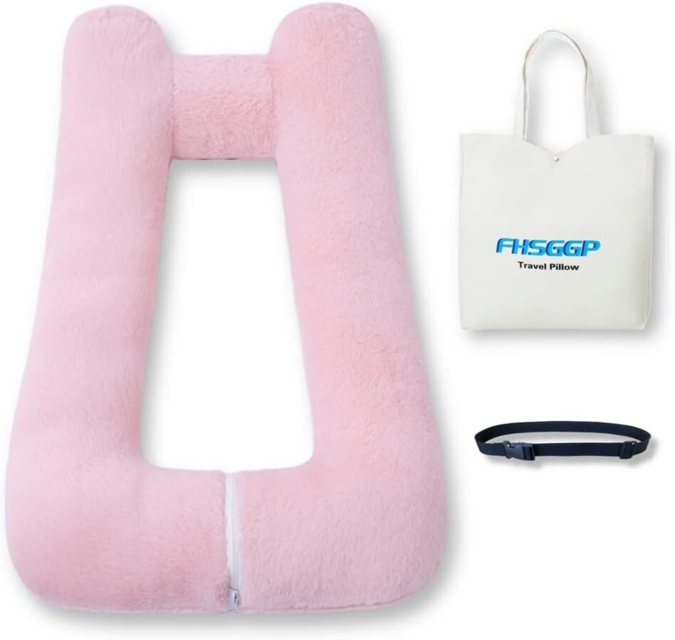 Elegant Ergonomic Travel Neck Pillow for Comfortable Journeys - Kids & Adults