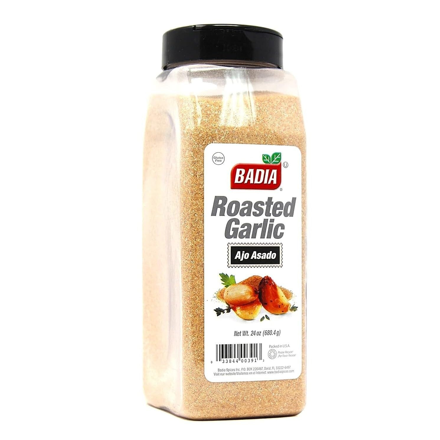 Authentic 24-Ounce Roasted Garlic Powder - 6 Pack for Home Chefs & Foodservice