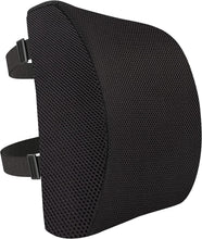 Load image into Gallery viewer, Memory Foam Seat Cushion &amp; Lumbar Support - Ergonomic Black Office Solution