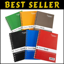 Load image into Gallery viewer, Artistic 6-Pack Sketchbook Bundle - 5.5" x 8.5", Ideal Gift for Young Creatives