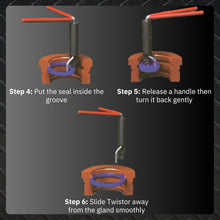 Load image into Gallery viewer, Professional Seal Installation Toolkit - 6-Piece Twistor Tools with Handle Block