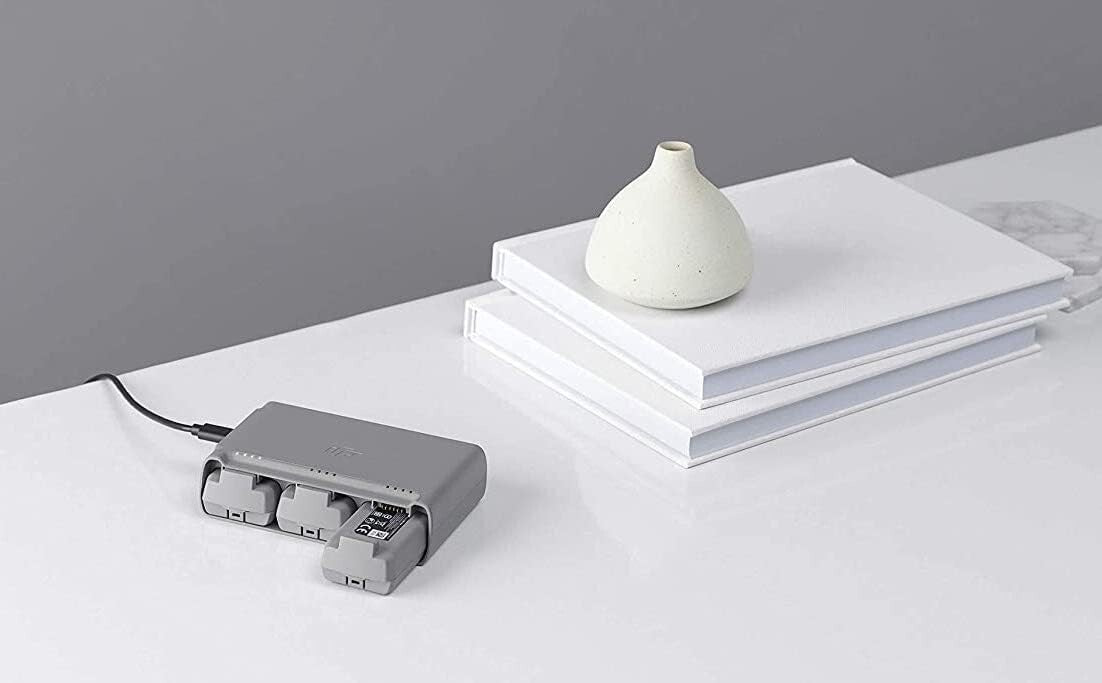 Genuine DJI Mini 2 Two-Way Charging Hub & 2 Intelligent Flight Batteries - Gray