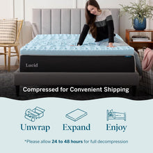 Load image into Gallery viewer, Cooling Gel Infused Memory Foam Mattress Topper - 3 Inch California King Comfort