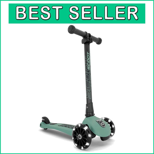 Adjustable Toddler Stand-Up Scooter with Rollover Protection and Stability