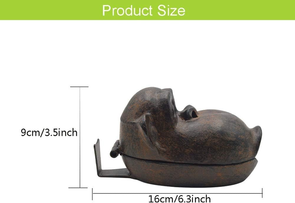 Durable Retro Cigar Ashtray Shaped like a Monkey - Perfect for Collectors