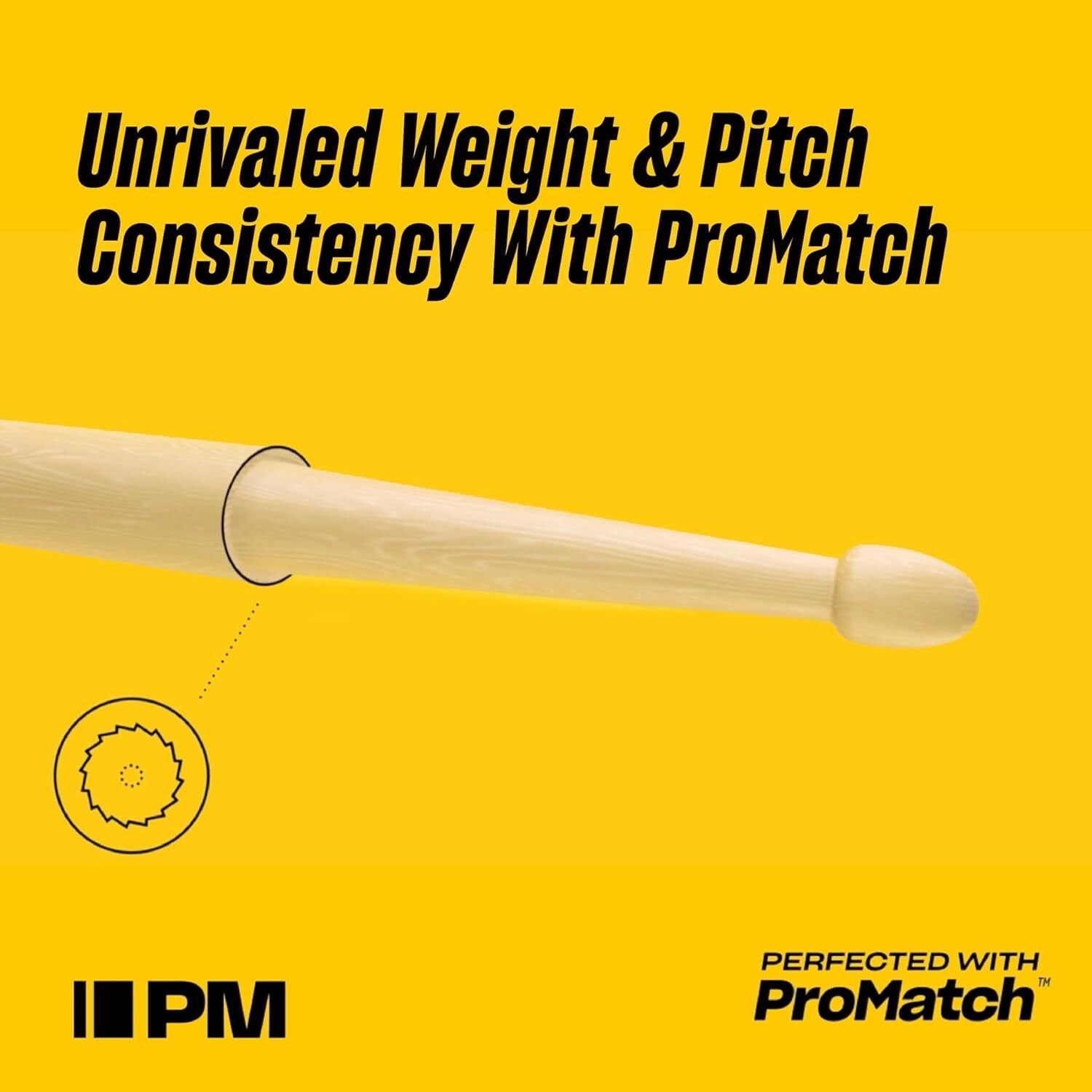 Buy 3 Pairs Get 1 Free: Classic Hickory 5A Drumsticks Set for All Drummers