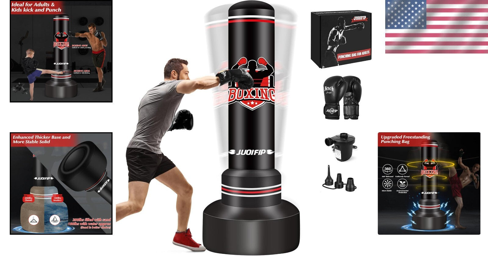 Durable 70-Inch Heavy Punching Bag - Perfect for Boxing and Muay Thai Workouts