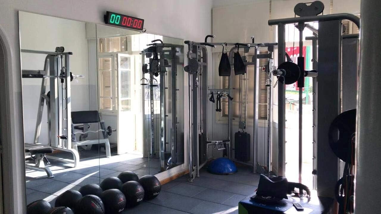 Customizable 20x4.7in Interval Timer with Remote - Perfect for All Trainings