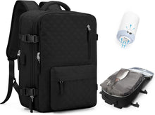 Load image into Gallery viewer, Versatile Travel Backpack with Vacuum Compression &amp; USB Charging for Adults