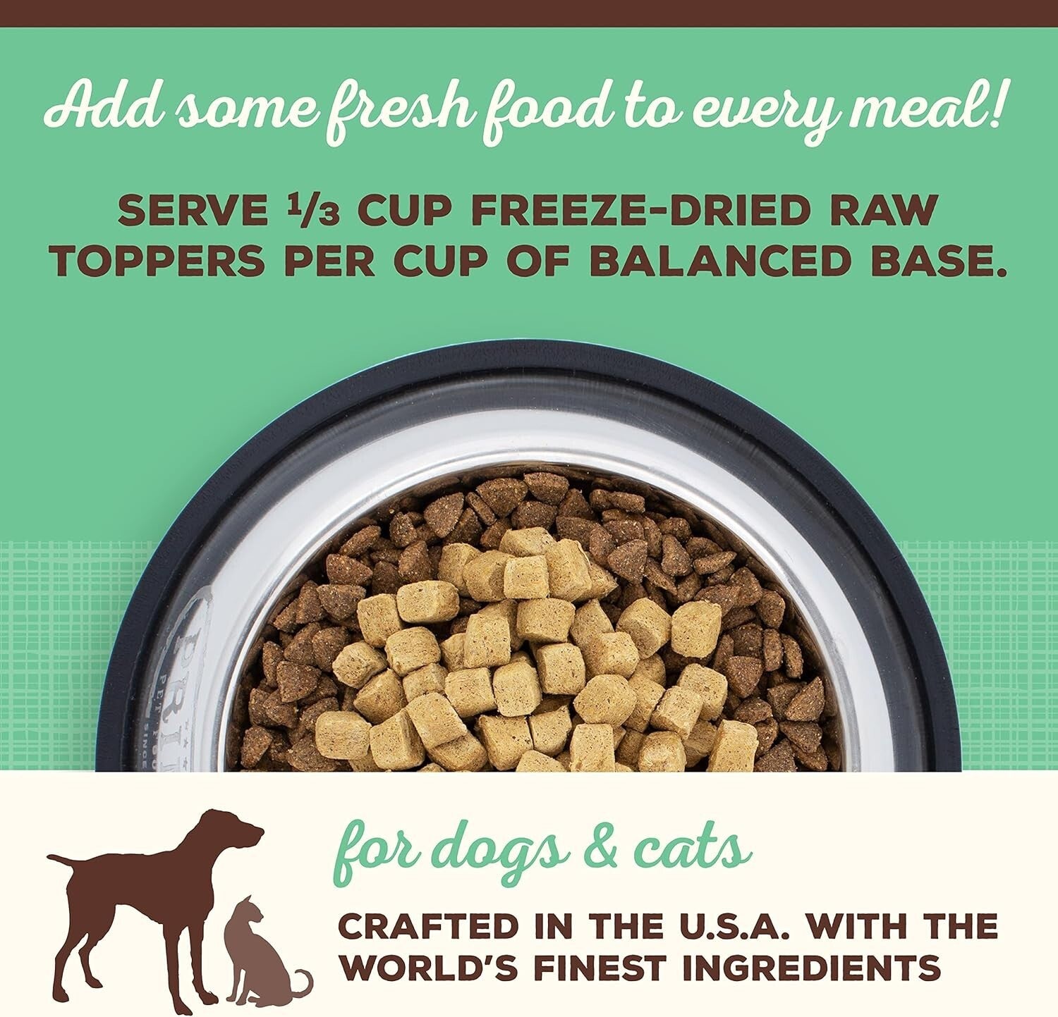 Grain Free Dog and Cat Food Toppers with Probiotics - Perfect for Picky Eaters