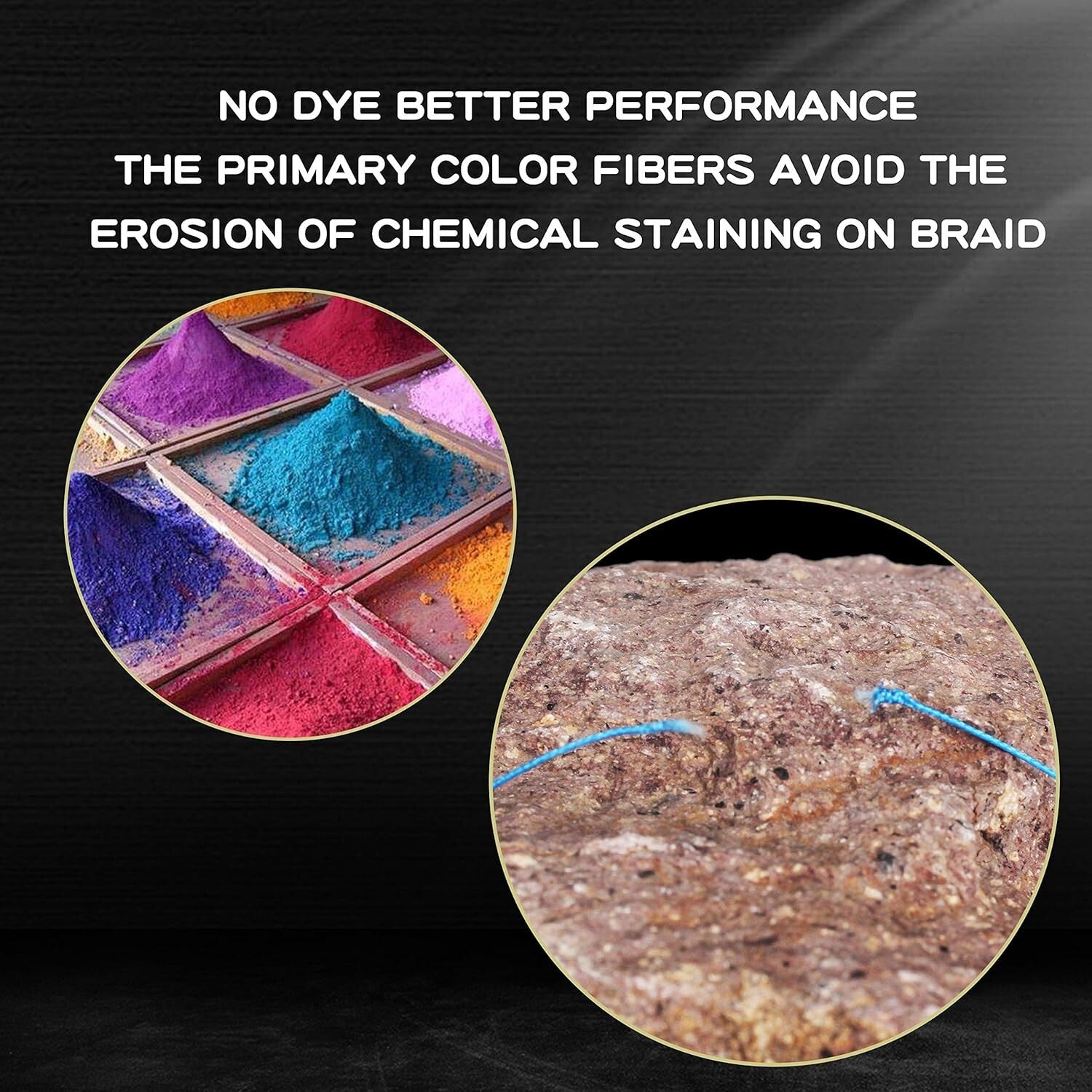 Exceptional 10LB 8X Braided Fishing Line - Never Fade, Wear-Resistant Technology