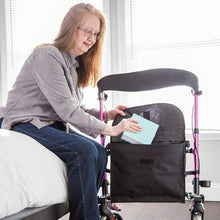 Load image into Gallery viewer, Lightweight Adjustable Rollator Walker with Backrest &amp; Storage - Optimal Comfort