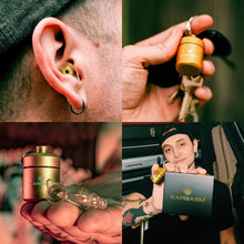 Load image into Gallery viewer, Noise-Cancelling Earplugs with Gold Filters - Perfect for Concerts &amp; Raves