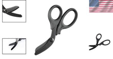 Load image into Gallery viewer, Hardened 7.5” Trauma Shears with Black Titanium Finish for Medical Professionals